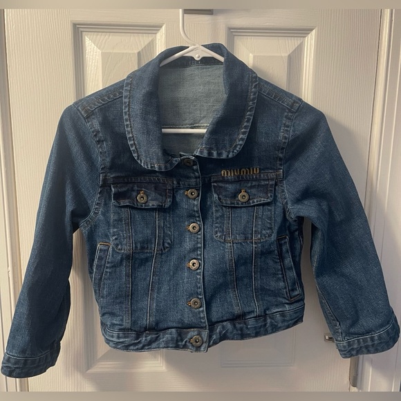 Miu Miu Cropped Stretch Denim Jacket - Size 36 - Picture 4 of 17